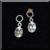 J01. Gold & CZ earrings. 
